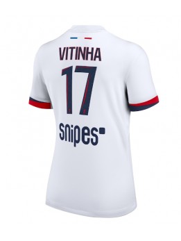 Paris Saint-Germain Vitinha #17 Replika Borta Kläder Dam 2025-26 Kortärmad